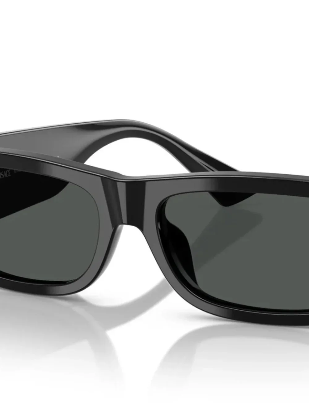 NEW VERSACE VE4476U GB1/87 BLACK DARK GREY SUNGLASSES 55-16-135 AUTHENTIC